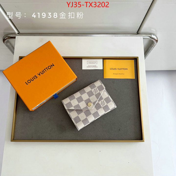 LV Bags(4A)-Wallet flawless ID: TX3202 $: 35USD,