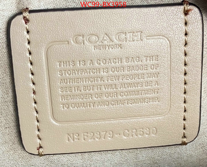 Coach Bags(4A)-Diagonal high quality replica ID: BX3958 $: 99USD,