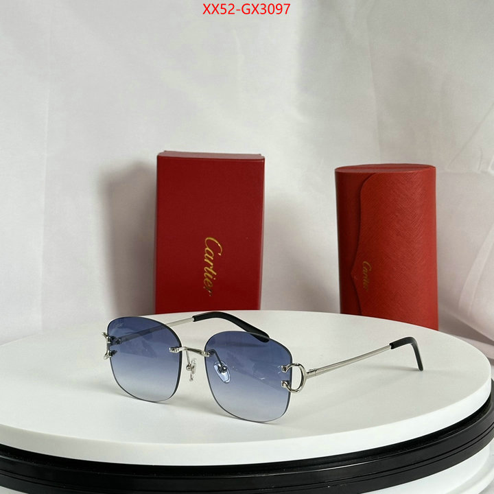 Glasses-Cartier outlet sale store ID: GX3097 $: 52USD