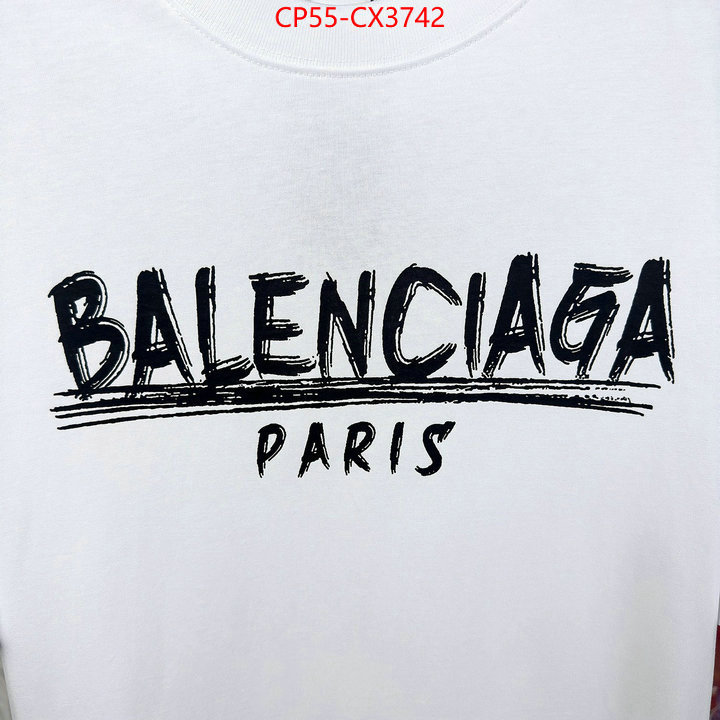 Clothing-Balenciaga outlet sale store ID: CX3742 $: 55USD