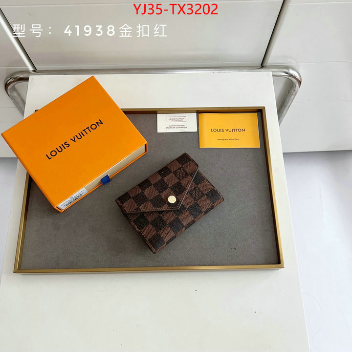 LV Bags(4A)-Wallet flawless ID: TX3202 $: 35USD,