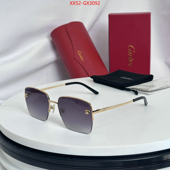 Glasses-Cartier counter quality ID: GX3092 $: 52USD