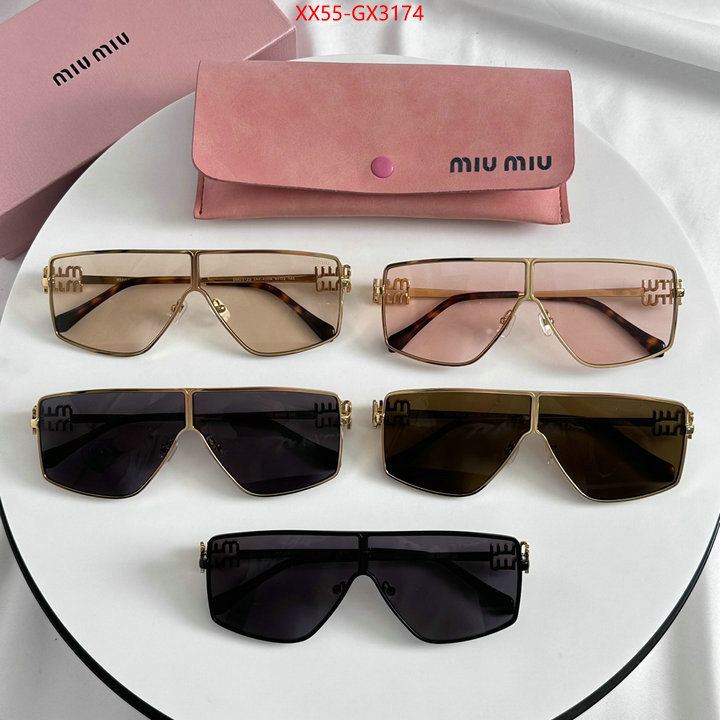 Glasses-Miu Miu where to find the best replicas ID: GX3174 $: 55USD