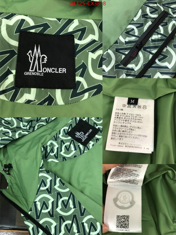 Clothing-Moncler designer wholesale replica ID: CX3818 $: 125USD