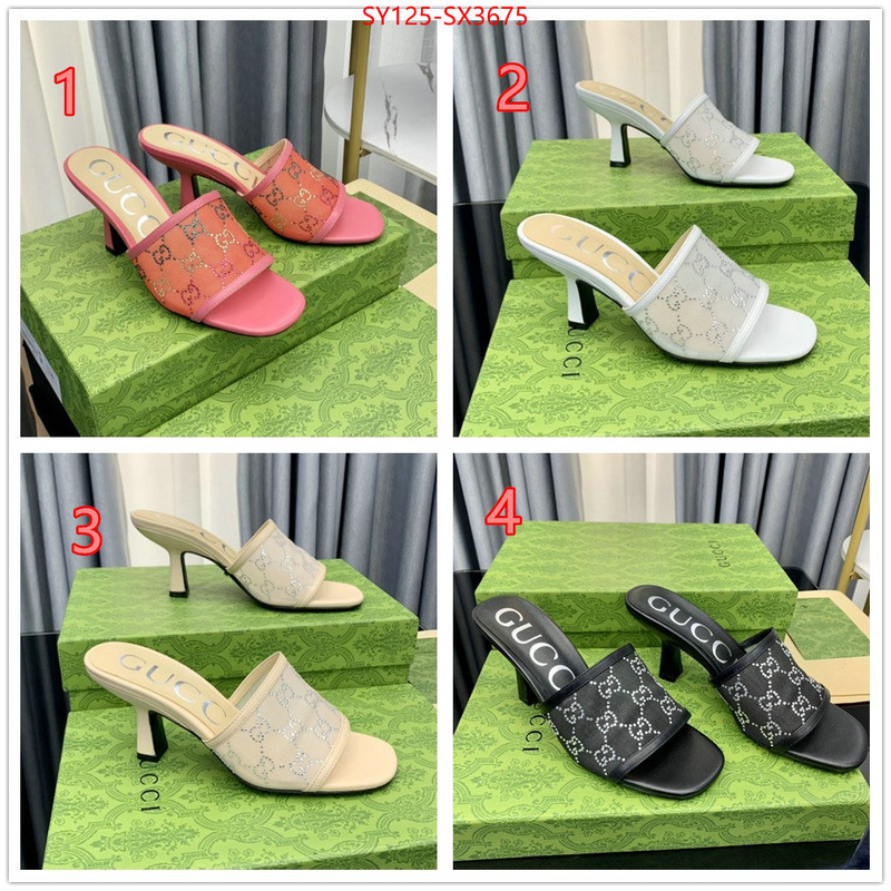 Women Shoes-Gucci cheap replica ID: SX3675 $: 125USD