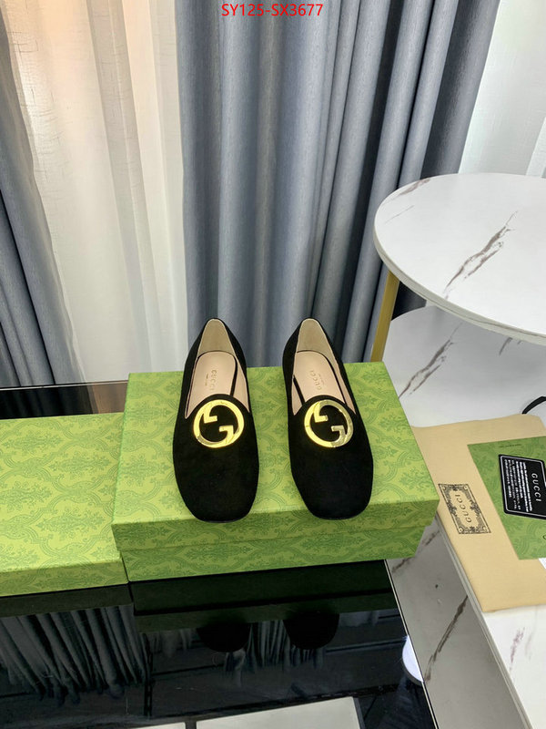 Women Shoes-Gucci mirror copy luxury ID: SX3677 $: 125USD