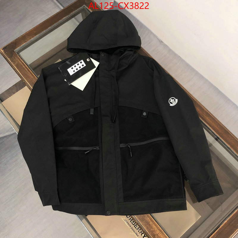 Clothing-Moncler aaaaa+ replica designer ID: CX3822 $: 125USD