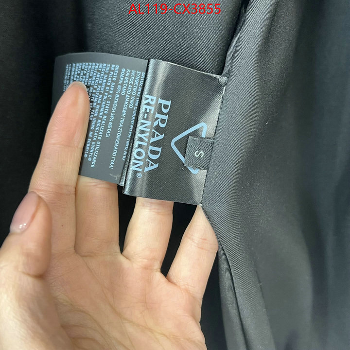 Clothing-Prada best replica quality ID: CX3855 $: 119USD