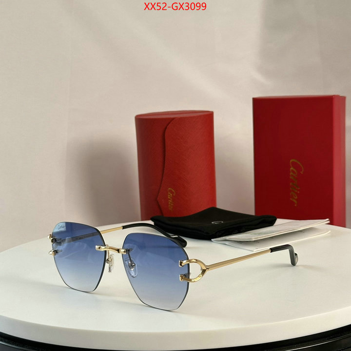 Glasses-Cartier best site for replica ID: GX3099 $: 52USD