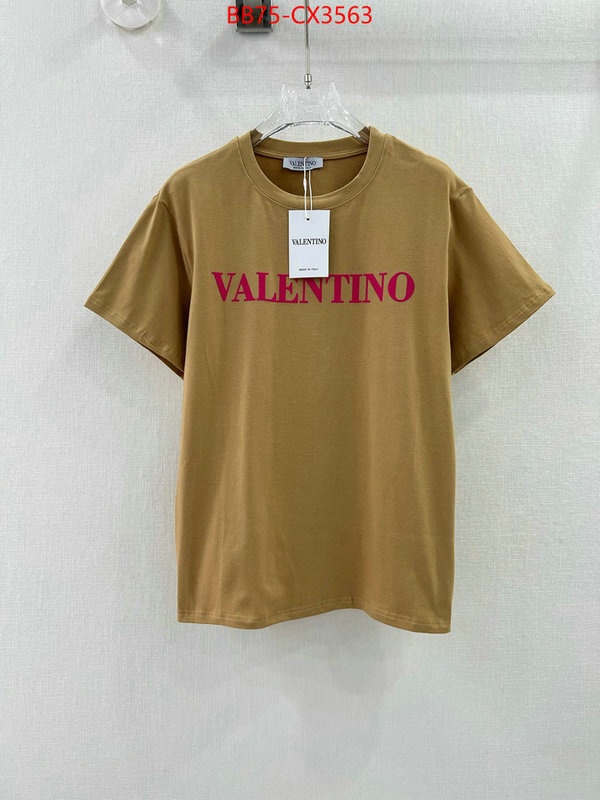 Clothing-Valentino fake cheap best online ID: CX3563 $: 75USD