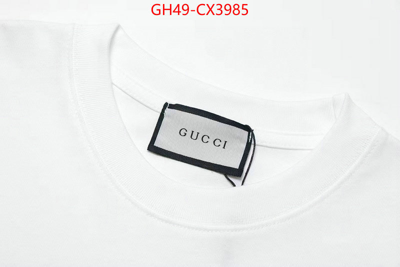 Clothing-Gucci cheap replica designer ID: CX3985 $: 49USD