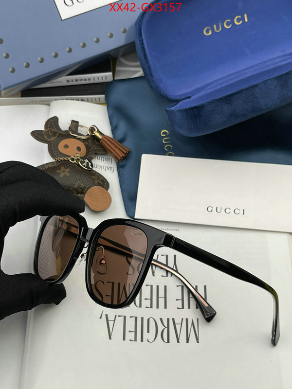 Glasses-Gucci 2024 aaaaa replica customize ID: GX3157 $: 42USD