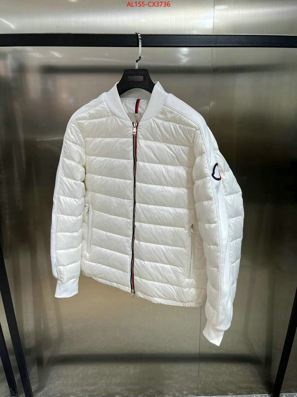 Down jacket Men-Moncler 1:1 replica wholesale ID: CX3736 $: 155USD