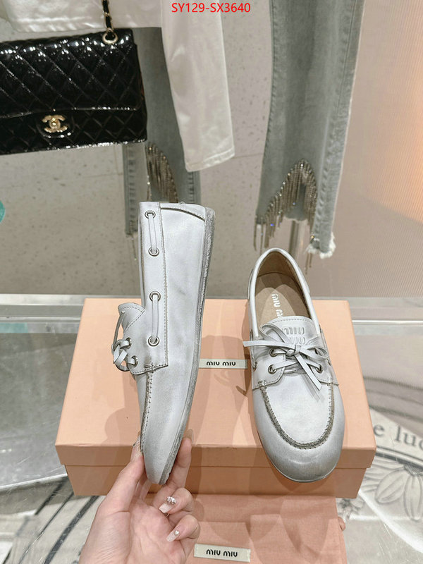 Women Shoes-Miu Miu new 2024 ID: SX3640 $: 129USD