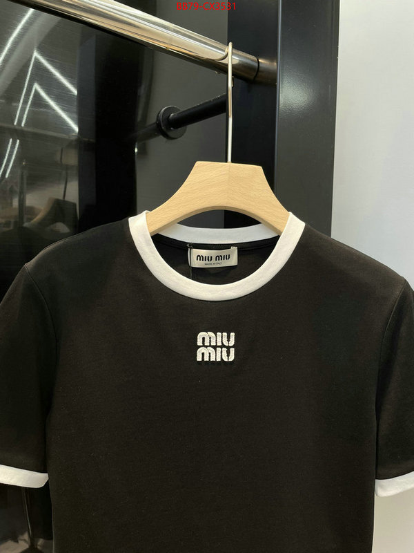 Clothing-MIU MIU aaaaa replica designer ID: CX3531 $: 79USD