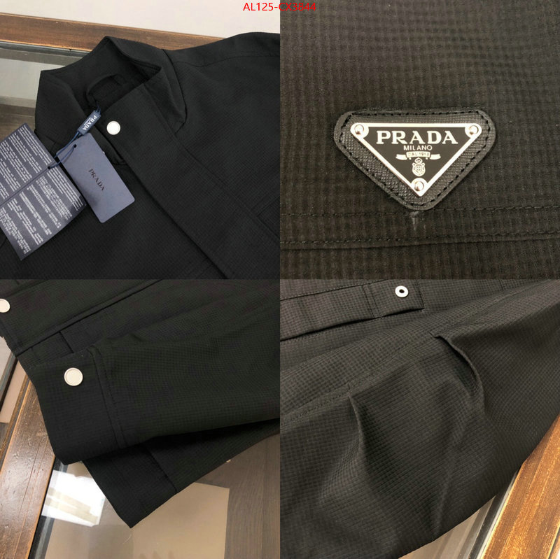 Clothing-Prada online china ID: CX3844 $: 125USD