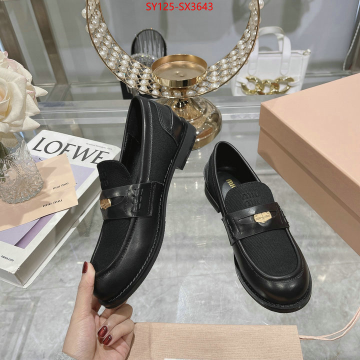 Women Shoes-Miu Miu designer fashion replica ID: SX3643 $: 125USD