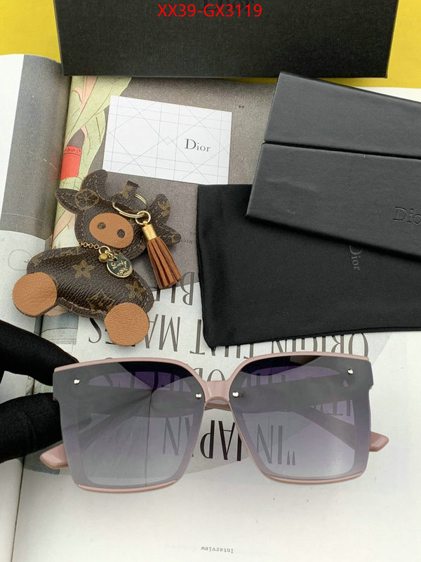 Glasses-Dior 2024 replica wholesale cheap sales online ID: GX3119 $: 39USD