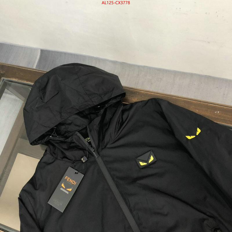 Clothing-Fendi fake designer ID: CX3778 $: 125USD