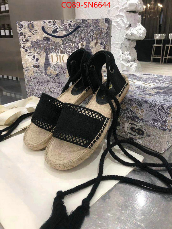 Women Shoes-Dior perfect quality ID: SN6644 $: 89USD