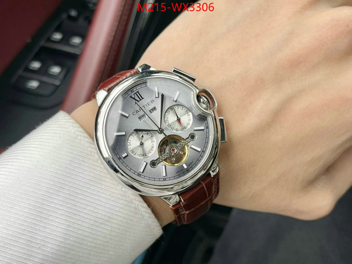 Watch(TOP)-Cartier high quality designer replica ID: WX3306 $: 215USD