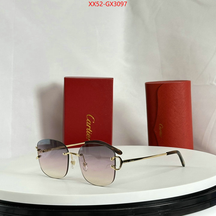 Glasses-Cartier outlet sale store ID: GX3097 $: 52USD