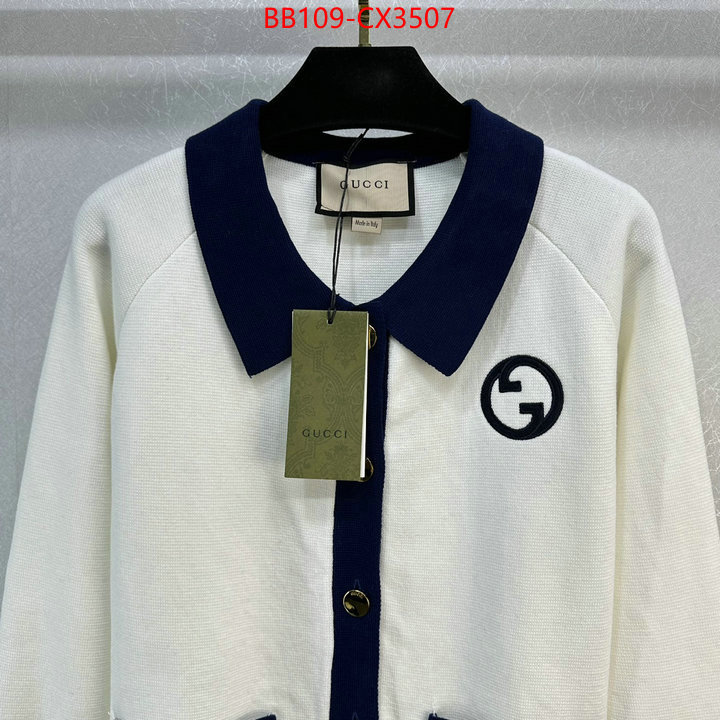 Clothing-Gucci 1:1 replica ID: CX3507 $: 109USD