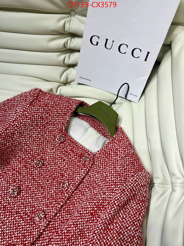 Clothing-Gucci replica how can you ID: CX3579 $: 139USD