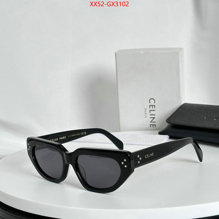 Glasses-CELINE high quality designer replica ID: GX3102 $: 52USD