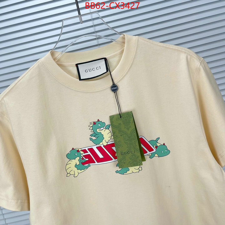 Clothing-Gucci high quality online ID: CX3427 $: 62USD