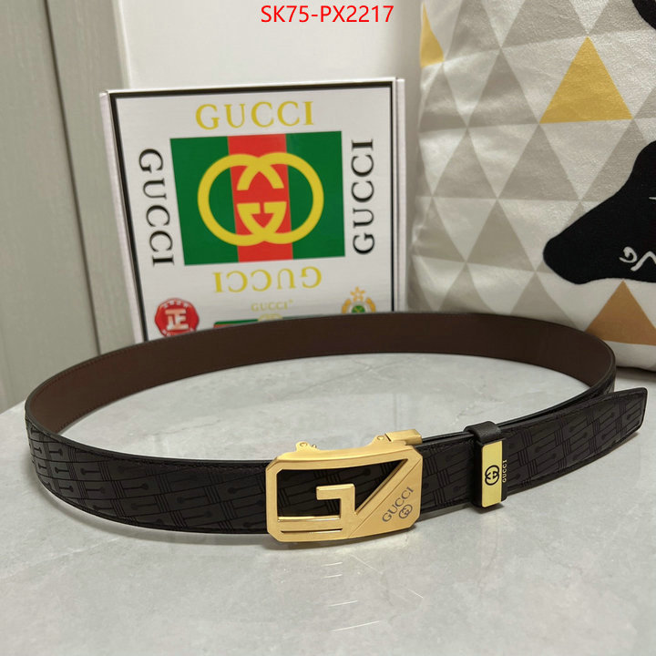 Belts-Gucci designer wholesale replica ID: PX2217 $: 75USD