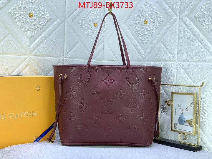 LV Bags(4A)-Neverfull- replica best ID: BX3733 $: 89USD,