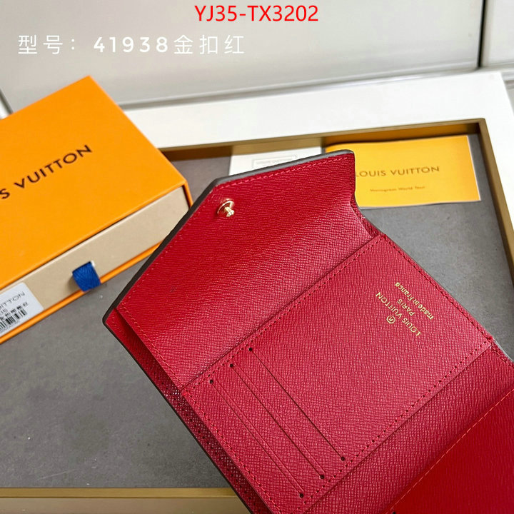 LV Bags(4A)-Wallet flawless ID: TX3202 $: 35USD,