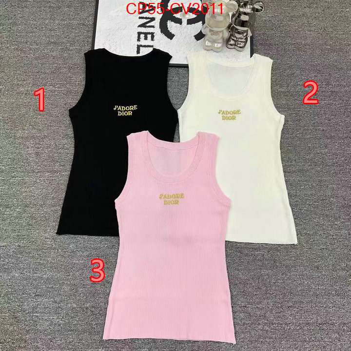 Clothing-Dior designer fake ID: CV2011 $: 55USD