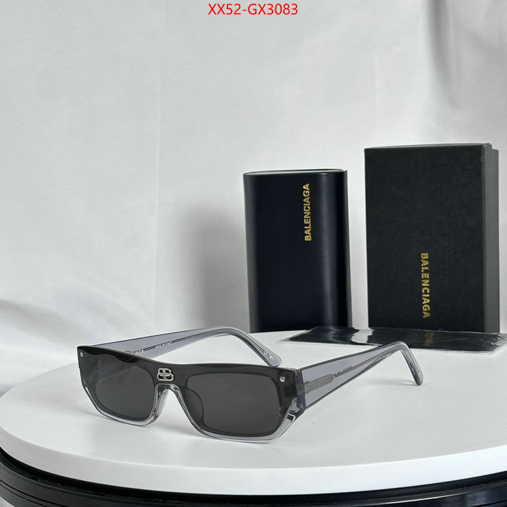 Glasses-Balenciaga luxury cheap replica ID: GX3083 $: 52USD