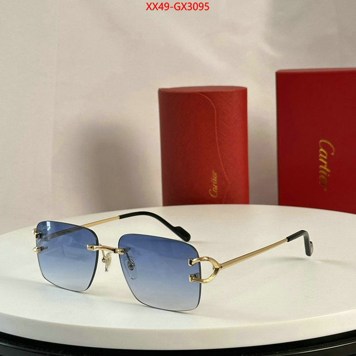 Glasses-Cartier 1:1 replica wholesale ID: GX3095 $: 49USD