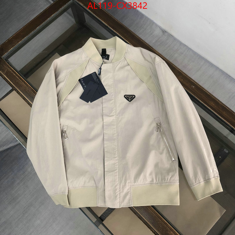 Clothing-Prada wholesale ID: CX3842 $: 119USD
