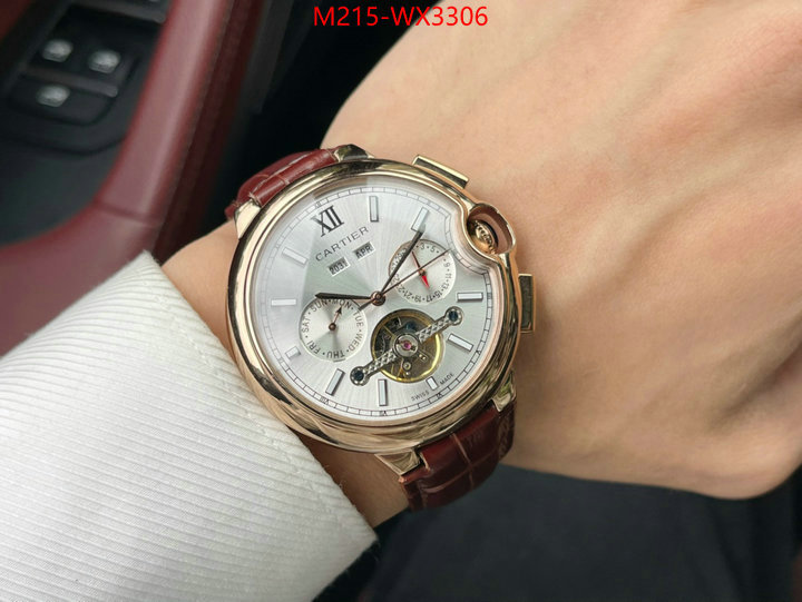 Watch(TOP)-Cartier high quality designer replica ID: WX3306 $: 215USD