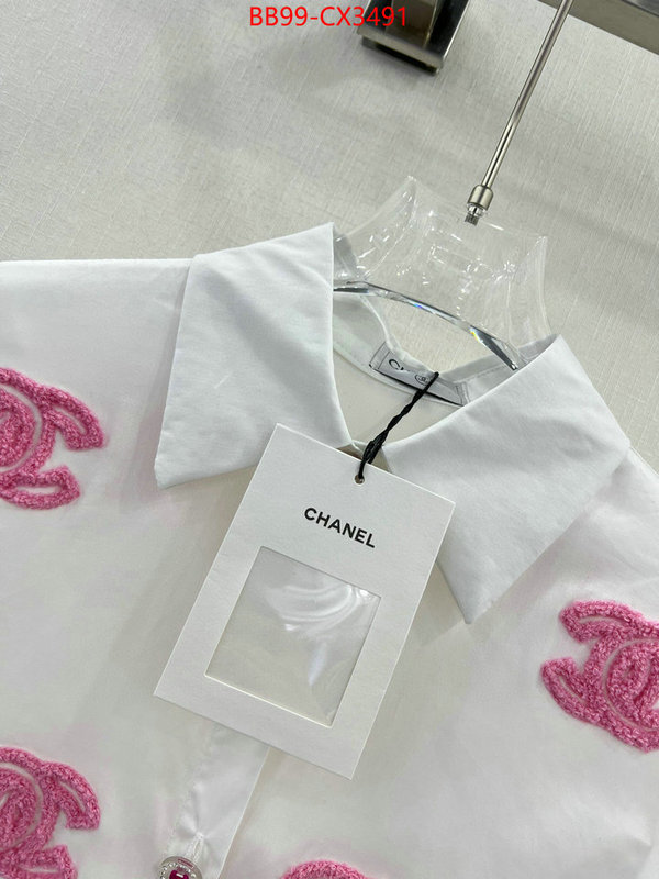 Clothing-Chanel we provide top cheap aaaaa ID: CX3491 $: 99USD