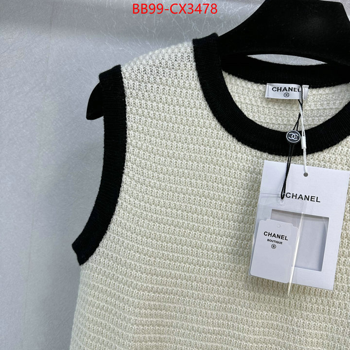 Clothing-Chanel is it illegal to buy ID: CX3478 $: 99USD