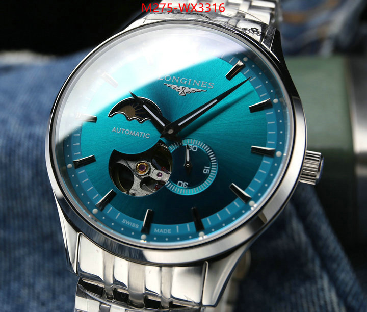 Watch(TOP)-Longines aaaaa+ replica designer ID: WX3316 $: 275USD