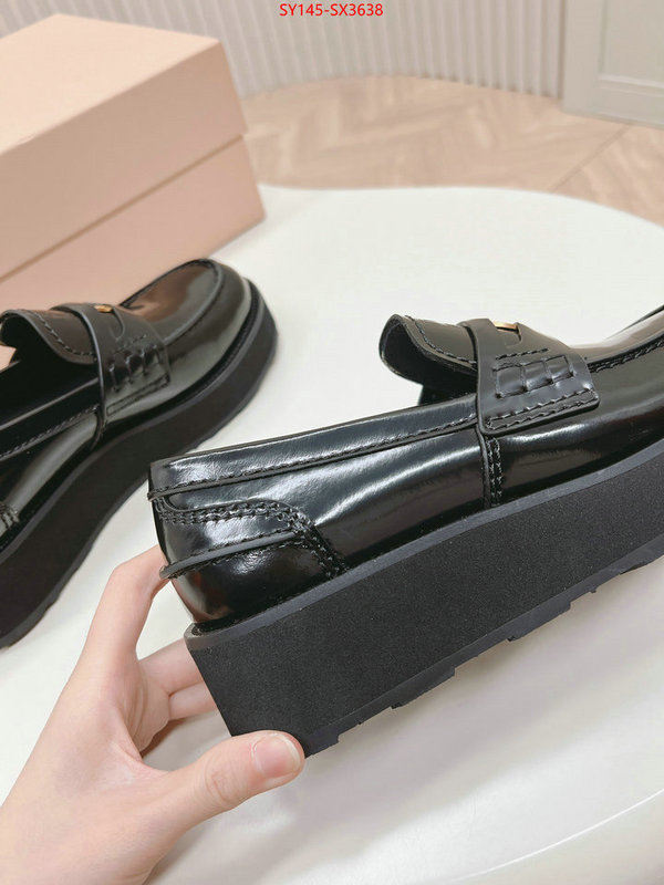 Women Shoes-Miu Miu outlet 1:1 replica ID: SX3638 $: 145USD