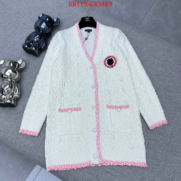 Clothing-Chanel top designer replica ID: CX3489 $: 119USD