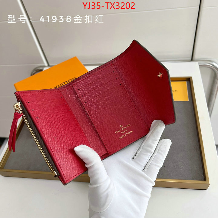 LV Bags(4A)-Wallet flawless ID: TX3202 $: 35USD,