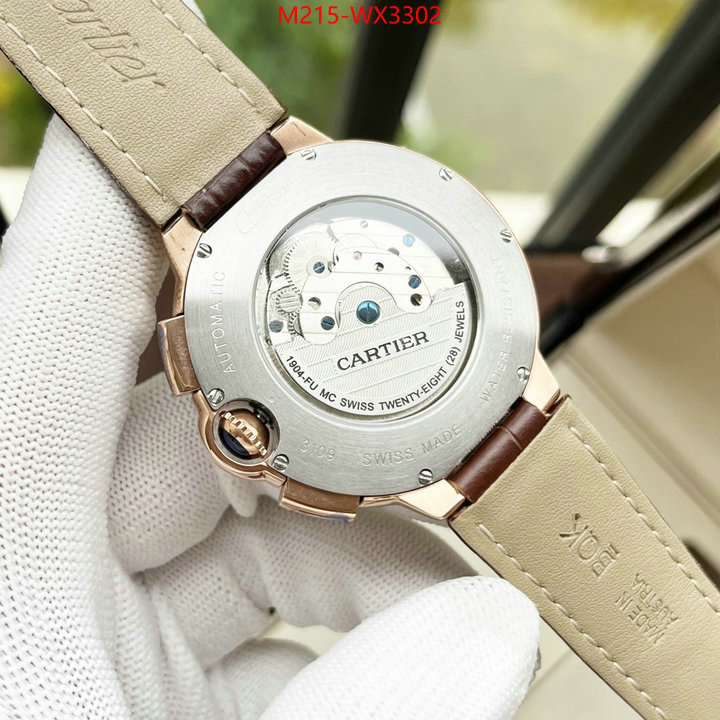 Watch(TOP)-Cartier how to find designer replica ID: WX3302 $: 215USD