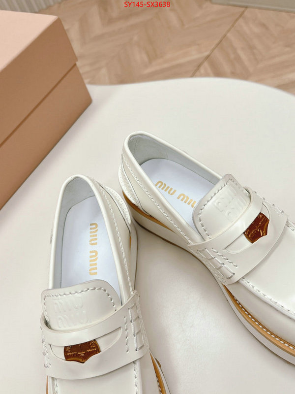 Women Shoes-Miu Miu outlet 1:1 replica ID: SX3638 $: 145USD