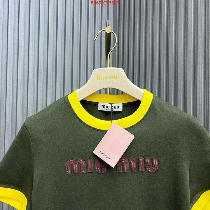 Clothing-MIU MIU the most popular ID: CX3523 $: 69USD