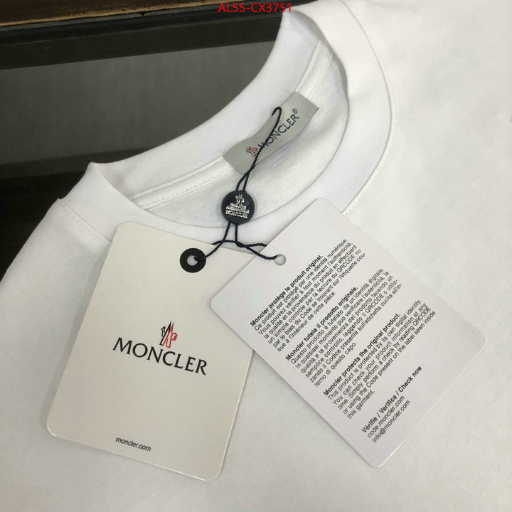 Clothing-Moncler shop cheap high quality 1:1 replica ID: CX3751 $: 55USD