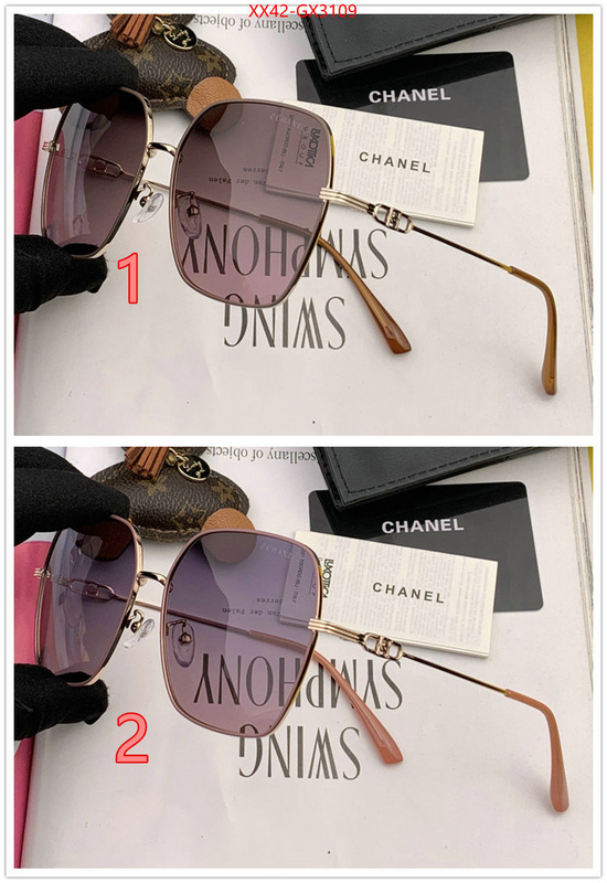 Glasses-Chanel high quality ID: GX3109 $: 42USD