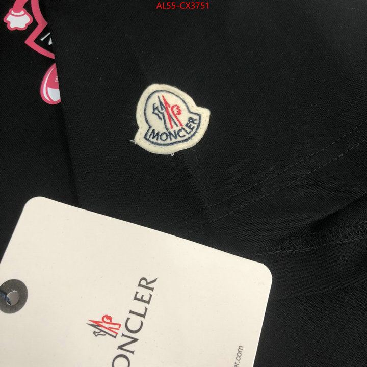 Clothing-Moncler shop cheap high quality 1:1 replica ID: CX3751 $: 55USD